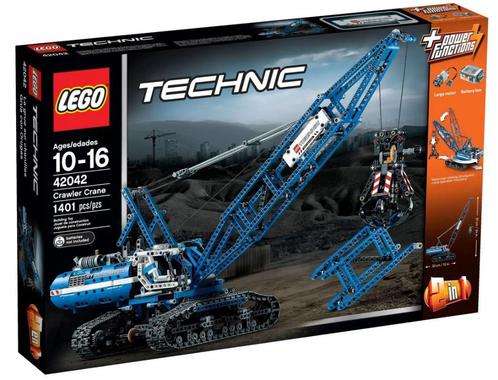 LEGO 42042 Crawler Crane Full Electric MOC met 6 motoren, Kinderen en Baby's, Speelgoed | Duplo en Lego, Zo goed als nieuw, Lego