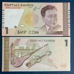 Kyrgyzstan - 1 Som 1999 - Pick 15 - UNC, Timbres & Monnaies, Billets de banque | Océanie, Enlèvement ou Envoi, Billets en vrac