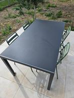 Mooie design Tuintafel uit metaal Exterioo, Tuin en Terras, Ophalen, Zo goed als nieuw, Metaal