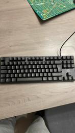 gaming keyboard met blauwe switch keys en met RGB, Informatique & Logiciels, Claviers, Comme neuf, Enlèvement ou Envoi