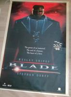 Uniek! Grote filmdoek van de film Blade uit 1998., Rectangulaire vertical, Enlèvement, Utilisé, Cinéma et TV