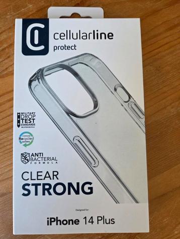 Coque transparente Cellularline pour iPhone 14 Plus, Enlèvement ou Envoi, Comme neuf