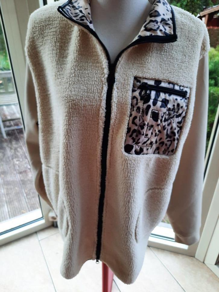 Knappe sweater ULLI EHRLICH - 46/48, Kleding | Dames, Truien en Vesten, Zo goed als nieuw, Maat 46/48 (XL) of groter, Beige, Ophalen of Verzenden