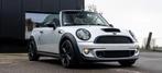 Mini Cooper S cabrio automaat 163pk, Auto's, Euro 5, Zwart, Cabriolet, Leder