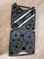 Set haltergewichten van 20kg, Sport en Fitness, Fitnessmaterialen, Ophalen of Verzenden, Zo goed als nieuw