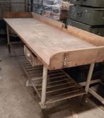 Tafel tafels oude bakkerstafel decoratie, Antiek en Kunst, Curiosa en Brocante, Ophalen of Verzenden