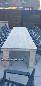 Steigerhout Tafel voor tuin, terras en balkon!!, Ophalen of Verzenden