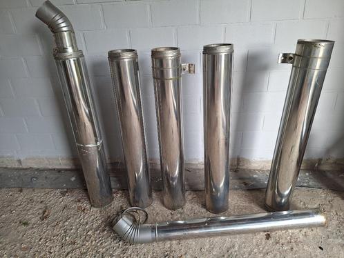 Dubbelwandige rookafvoerbuizen voor gas in inox, Diversen, Overige Diversen, Gebruikt, Ophalen