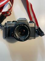 Chinon CM-7 camera SLR met 50mm lens 1.9, Ophalen of Verzenden, Gebruikt, Spiegelreflex, Overige Merken