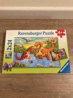 Dino puzzel Ravensburger 2x24 stuks, Kinderen en Baby's, Speelgoed | Kinderpuzzels, Gebruikt, Ophalen