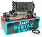 Asahi, Pentacon, Pentax Bellows II, reverse ring en MC 1.8/5, Audio, Tv en Foto, Fotocamera's Analoog, Ophalen of Verzenden, Pentax