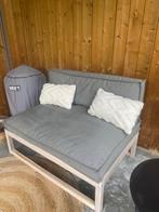 Hardhouten loungebank, Tuin en Terras, Ophalen, Zo goed als nieuw, Hout