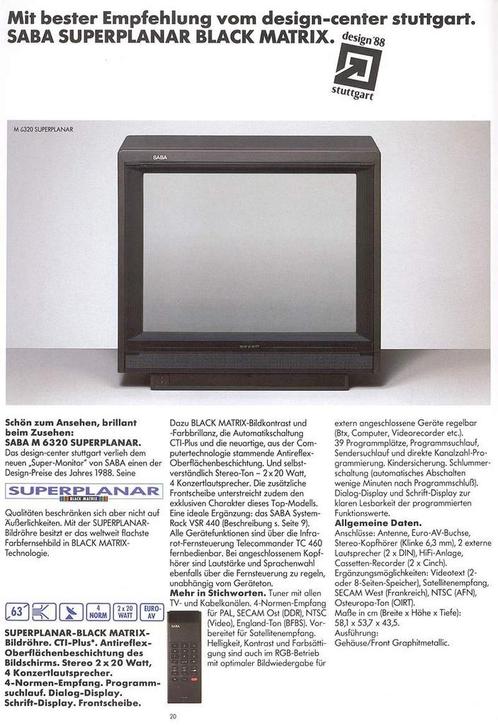 SAGA M5505 TV monitor, Audio, Tv en Foto, Televisies, Zo goed als nieuw, Ophalen of Verzenden