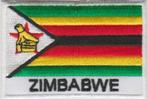 Zimbabwe vlag stoffen opstrijk patch embleem, Verzenden, Nieuw