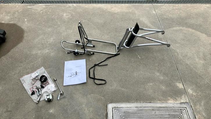 Followme tandem koppeling, Fietsen en Brommers, Fietsaccessoires | Aanhangwagens en Karren, Zo goed als nieuw, Ophalen