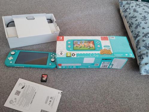 Nintendo Switch-console Animal Crossing Edition Pokémon-spel, Games en Spelcomputers, Spelcomputers | Nintendo Switch Lite, Zo goed als nieuw