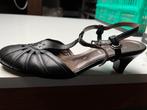 Chaussures d'été en cuir Gabor - 38, Comme neuf, Noir, Gabor, Enlèvement ou Envoi