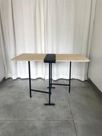 TABLE PLIABLE CENTRE BOIS NOIR, Ophalen, Nieuw, 60 cm of meer, Rechthoekig