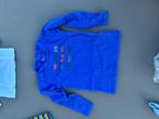 Blauwe t-shirt met maskers 74-80/9-12m, Kinderen en Baby's, Babykleding | Maat 74, Ophalen of Verzenden, Zo goed als nieuw