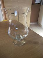 Mooi glazen windlicht of vaas, Huis en Inrichting, Woonaccessoires | Kandelaars en Kaarsen, Overige materialen, 25 tot 50 cm, Nieuw