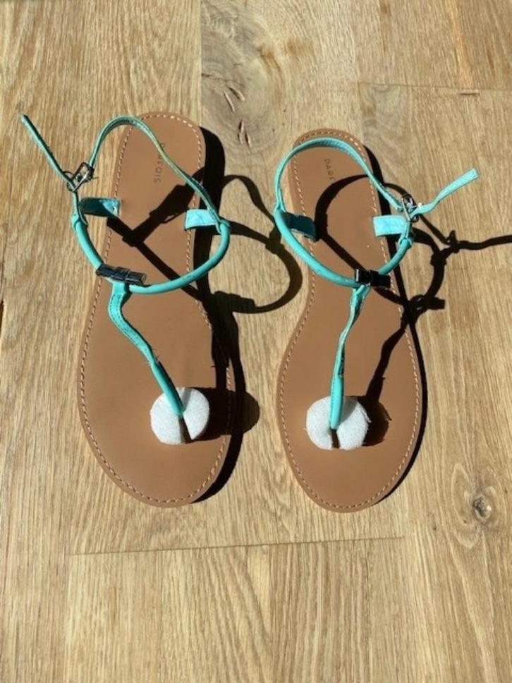 Turquoise Sandalen Parfois (39) – Nieuw!, Kleding | Dames, Schoenen, Nieuw, Sandalen of Muiltjes, Overige kleuren, Ophalen of Verzenden
