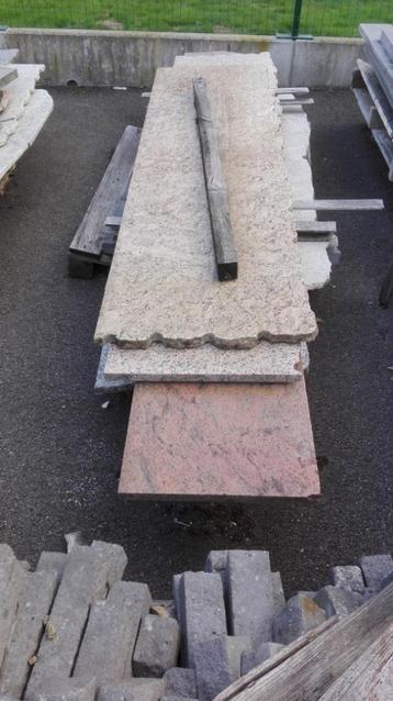 Mooie stukken graniet en andere steensoorten ., Doe-het-zelf en Bouw, Platen en Panelen, Ophalen, Nieuw, Overige materialen