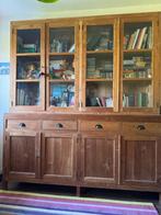 boekenkast, Huis en Inrichting, Kasten | Boekenkasten, Ophalen, Gebruikt, 200 cm of meer, Teakhout