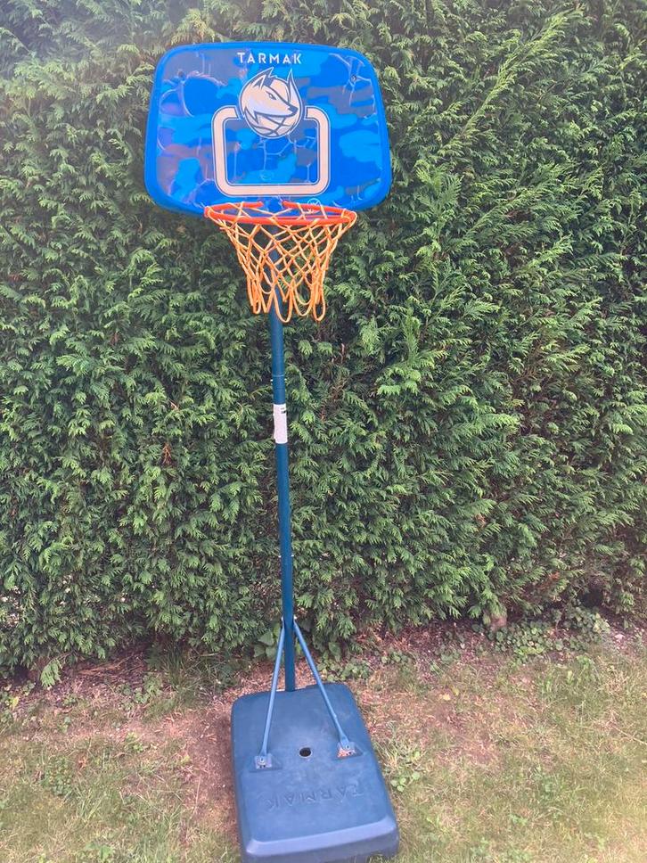 Panier de basket Tarmak (hauteur reglable 1,3 à 1,6 m), Sport en Fitness, Basketbal, Gebruikt, Ophalen