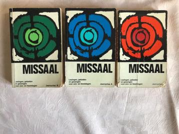 3 missalen - jaarcyclus A - B - C - 1970-1971 -1972 beschikbaar voor biedingen