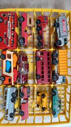 Lot 12 matchbox vintage bus, mercedes, truck, MG, jeep..., Utilisé, Enlèvement ou Envoi