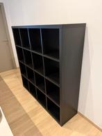 Ikea Kallax open kast 147x147 Zwartbruin, Ophalen, Zo goed als nieuw