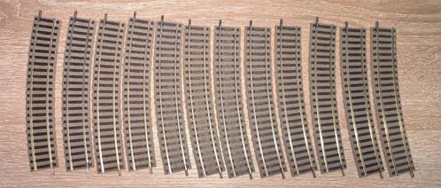 12 x 6133 Fleischmann Profi-rails bocht R4, Hobby en Vrije tijd, Modeltreinen | H0, Zo goed als nieuw, Rails, Fleischmann, Ophalen of Verzenden
