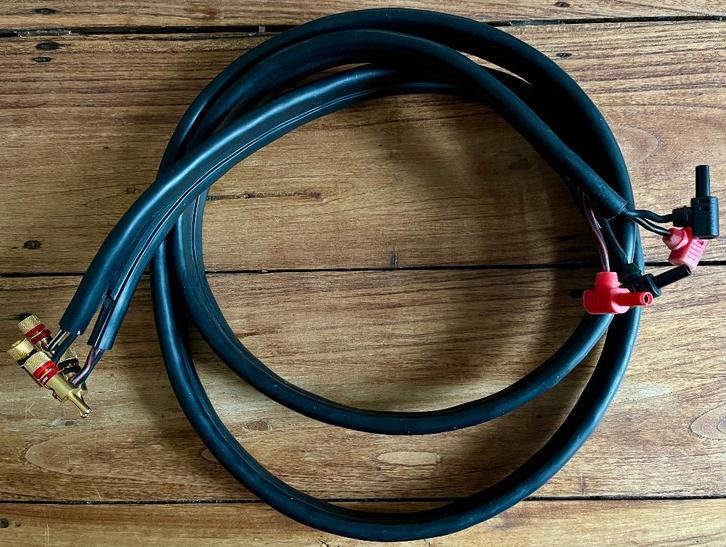 Linn K400 Biwire Luidspeakerkabel 1x2m + BFA + Monitor Cable, TV, Hi-fi & Vidéo, Câbles audio & Câbles de télévision, Utilisé