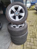 JANTES ALU+PNEUS HIVER BMW 225/55/R16, Auto-onderdelen, Banden en Velgen, Ophalen, Gebruikt, 16 inch, Winterbanden