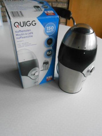 electrische koffiemolen merk: Quigg met verpakking beschikbaar voor biedingen