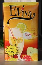 EVIVA SANGRIA 10L Bag In Box WIT 14,5%, Enlèvement, Neuf, Autres types, Pleine