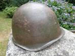 WO 2 Russische SSH 40 HELM , met na oorlogs binnenwerk, Ophalen of Verzenden, Landmacht, Helm of Baret
