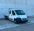 Peugeot Boxer • 2.2 Diesel • Dubbel cabine • Open laadbak, 4 deurs, Zwart, 4 cilinders, Leder en Stof
