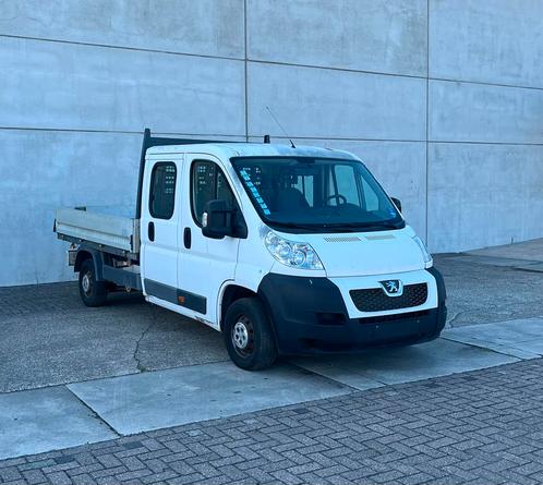 Peugeot Boxer • 2.2 Diesel • Dubbel cabine • Open laadbak, Auto's, Bestelwagens en Lichte vracht, Bedrijf, Te koop, ABS, Airbags