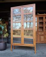 Oude Vitrinekast | Ondiepe Winkelkast | Toonkast Teak #2688, Enlèvement ou Envoi
