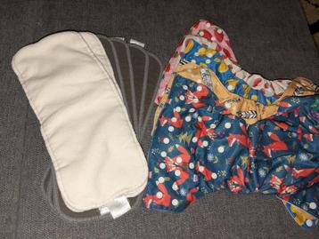 Couches réutilisables lavables évolutives avec insert beschikbaar voor biedingen