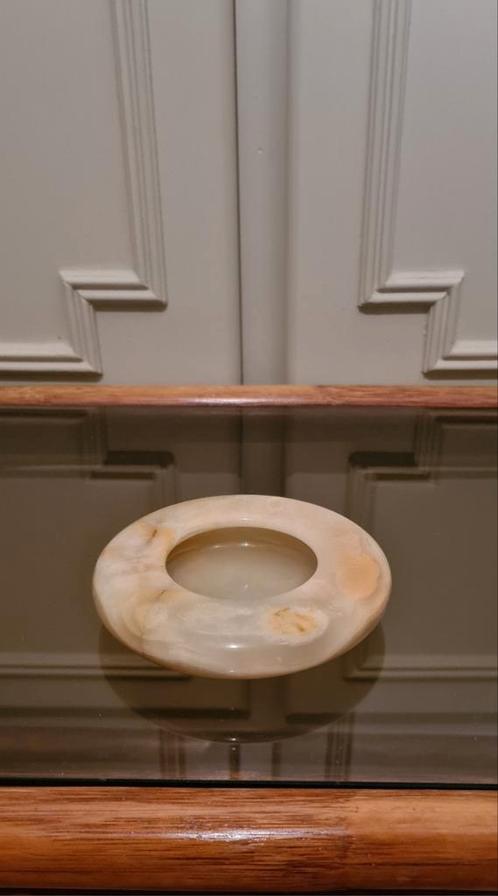 ROND MARMEREN SCHAALTJE - ASBAKJE, Huis en Inrichting, Overige Huis en Inrichting, Gebruikt, Ophalen