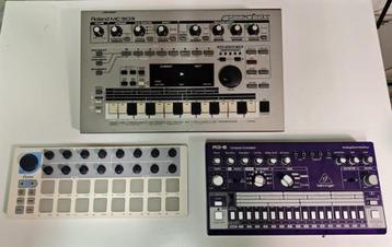 roland mc 303, behringer RD-6 en arturia beatstep beschikbaar voor biedingen