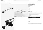 Barre de toit Thule WingBar Evo, Autos : Divers, Porte-bagages, Enlèvement, Comme neuf