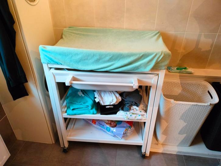 Verzorgingstafel met bad, Kinderen en Baby's, Badjes en Verzorging, Badje, Ophalen