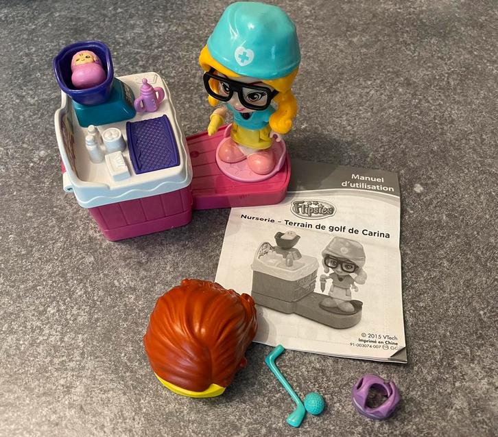 Vtech, Flipsies, kinderdagverblijf en golfbaan, Kinderen en Baby's, Speelgoed | Vtech, Zo goed als nieuw, 4 tot 6 jaar, Ophalen of Verzenden