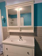 HEMNES spiegelkast met 2 deuren, wit, Huis en Inrichting, Ophalen, Spiegelkast