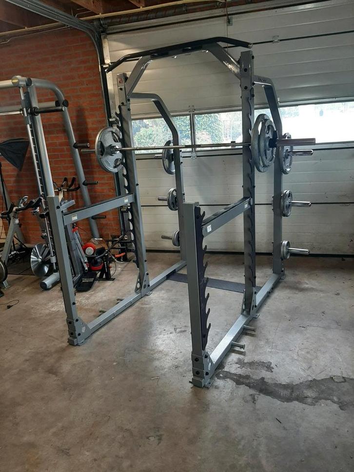 Body solid pro line multi squatrack+ 125kg Olympische set, Sport en Fitness, Fitnessmaterialen, Halterschijven, Ophalen of Verzenden
