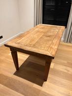 Grote eettafel TEAK massief, Huis en Inrichting, Tafels | Eettafels, Ophalen, Gebruikt, Teakhout, Vijf personen of meer