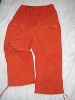Sportieve 3 kwart zwangerschapsbroek, maat Large, Kleding | Dames, Ophalen of Verzenden, Gedragen, Oranje